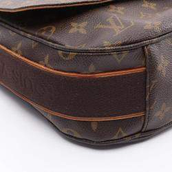 Pre Owned Louis Vuitton Monogram Messenger Beaubourg MM Shoulder Bag