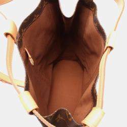 Pre Owned Louis Vuitton Brown Monogram Leather Randonnee PM Shoulder Bag