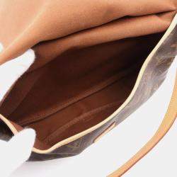 Louis Vuitton Brown Monogram Leather Saumur 30 Shoulder Bag
