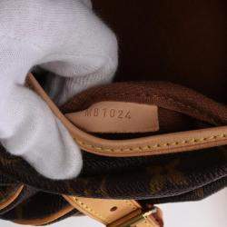 Louis Vuitton Brown Monogram Leather Saumur 30 Shoulder Bag