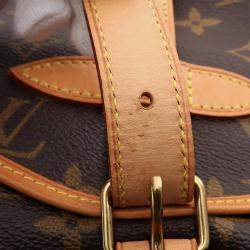 Louis Vuitton Brown Monogram Leather Saumur 30 Shoulder Bag