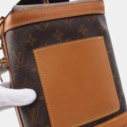 Louis Vuitton Brown Monogram Leather Milk Box Shoulder Bag