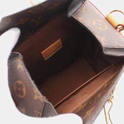 Louis Vuitton Brown Monogram Leather Milk Box Shoulder Bag