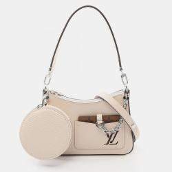 Pre Owned Louis Vuitton Beige Epi Quartz LV Marellini Shoulder Bag