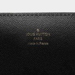 Louis Vuitton Black Brown Monogram Reverse Book Wallet