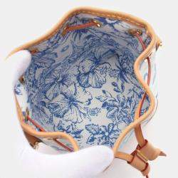 Louis Vuitton Tile Blue Monogram Nano Noe By The Pool Bag