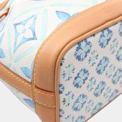 Louis Vuitton Tile Blue Monogram Nano Noe By The Pool Bag