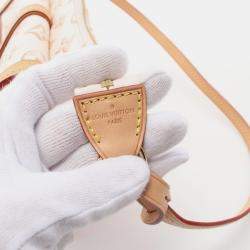 Louis Vuitton Beige Maxi Canvas Leather Pochette Accessories Shoulder Bag