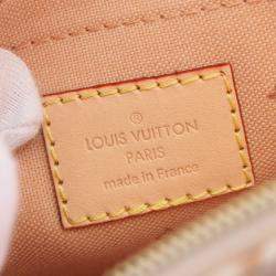 Louis Vuitton Beige Maxi Canvas Leather Pochette Accessories Shoulder Bag