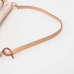 Louis Vuitton Beige Maxi Canvas Leather Pochette Accessories Shoulder Bag