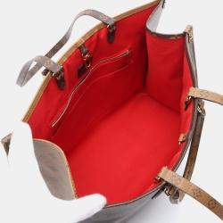 Pre Owned Louis Vuitton Brown Monogram Giant Reverse On-The-Go GM Shoulder Bag