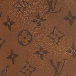 Pre Owned Louis Vuitton Brown Monogram Giant Reverse On-The-Go GM Shoulder Bag