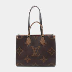 Pre Owned  Louis Vuitton Monogram Giant Reverse OnTheGo MM Tote Bag