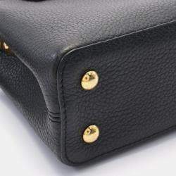 Louis Vuitton Noir Taurillon Leather Capucine Mini Crossbody Bag