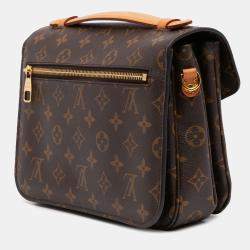 Louis Vuitton Brown Monogram Pochette Metis
