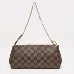 Louis Vuitton Damier Ebene Canvas Eva Pochette Bag