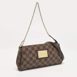 Louis Vuitton Damier Ebene Canvas Eva Pochette Bag