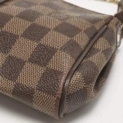 Louis Vuitton Damier Ebene Canvas Eva Pochette Bag