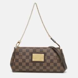 Louis Vuitton Damier Ebene Canvas Eva Pochette Bag