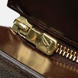 Pre Owned Louis Vuitton Brown Damier Ebene Venice Sac Plat GM