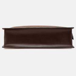 Pre Owned Louis Vuitton Brown Damier Ebene Venice Sac Plat GM