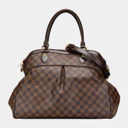 Pre Owned Louis Vuitton Brown Damier Ebene Trevi GM