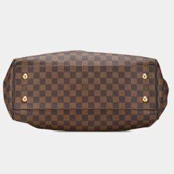 Pre Owned Louis Vuitton Brown Damier Ebene Trevi GM