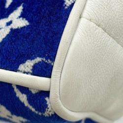Louis Vuitton Blue Monogram Jacquard Velvet Mini Palm Springs
