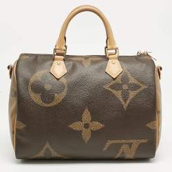 Louis Vuitton Giant Monogram Reverse Canvas Speedy Bandouliere 30 Bag