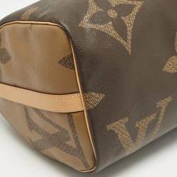 Louis Vuitton Giant Monogram Reverse Canvas Speedy Bandouliere 30 Bag