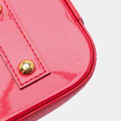 Louis Vuitton Red Monogram Vernis Alma BB