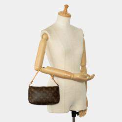 Louis Vuitton Brown Monogram Pochette Accessoires Handbag