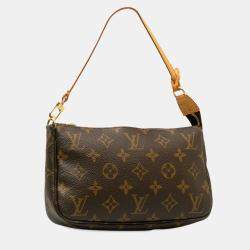 Louis Vuitton Brown Monogram Pochette Accessoires Handbag