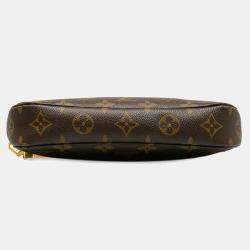 Louis Vuitton Brown Monogram Pochette Accessoires Handbag