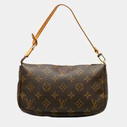 Louis Vuitton Brown Monogram Pochette Accessoires Handbag