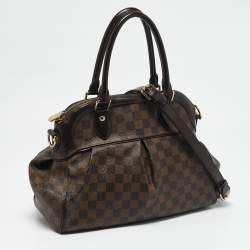Pre Owned Louis Vuitton Damier Ebene Canvas Trevi PM Bag