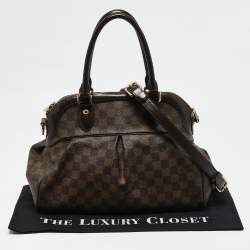 Pre Owned Louis Vuitton Damier Ebene Canvas Trevi PM Bag