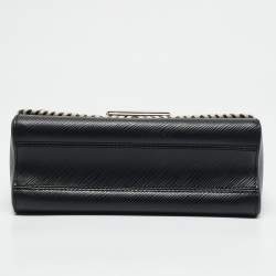 Louis Vuitton Black Epi Leather Braided Twist MM Bag