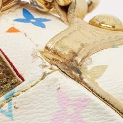 Louis Vuitton White Monogram Multicolore Canvas Marilyn Bag