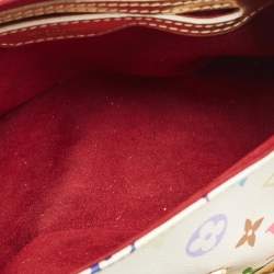 Louis Vuitton White Monogram Multicolore Canvas Marilyn Bag