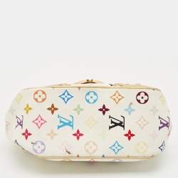 Louis Vuitton White Monogram Multicolore Canvas Marilyn Bag
