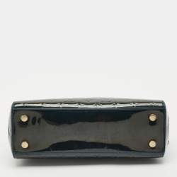 Louis Vuitton Bleu Nuit Monogram Vernis Brea MM Bag