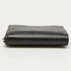 Louis Vuitton Black Epi Leather Zippy Coin Purse