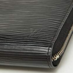 Louis Vuitton Black Epi Leather Zippy Coin Purse