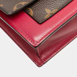 Louis Vuitton Brown Monogram Flore Wallet On Chain