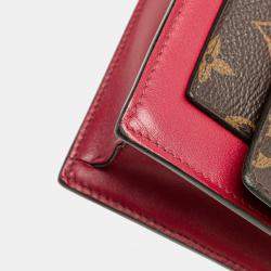 Louis Vuitton Brown Monogram Flore Wallet On Chain