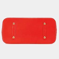 Louis Vuitton Red Monogram Vernis Alma GM