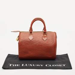 Louis Vuitton Cipango Gold Epi Leather Speedy 25 Bag