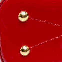 Louis Vuitton Red Vernis Miroir Alma BB