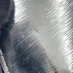 Louis Vuitton Silver Leather Monceau Distorted Handbag